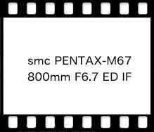 PENTAX smc PENTAX-M67 800mm F6.7 ED IF